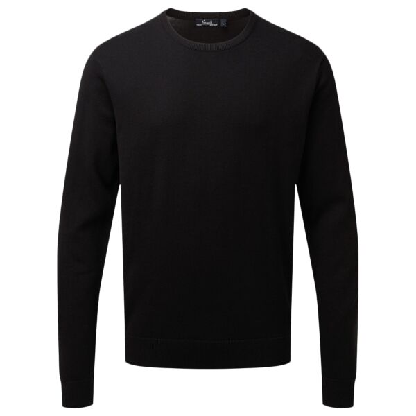Premier Cotton Rich Crew Neck Sweater Thumbnail