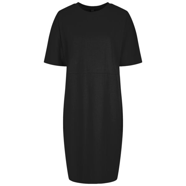 Women's organic oversizes slit tee dress Thumbnail