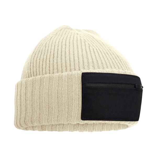 Beechfield Zip Patch Beanie Thumbnail