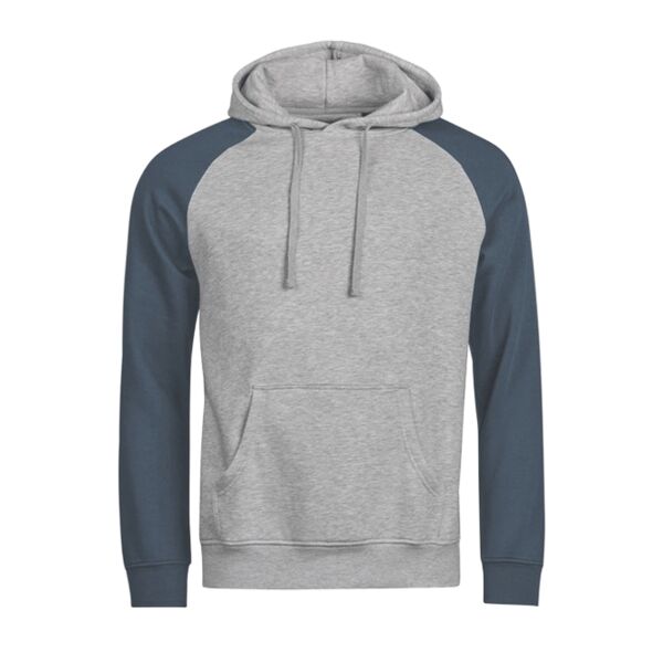 UNLABELED two-tone hooded sweatshirt (5156) Thumbnail